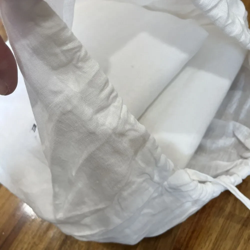 European Linen Duvet Cover, King/Cal King, White